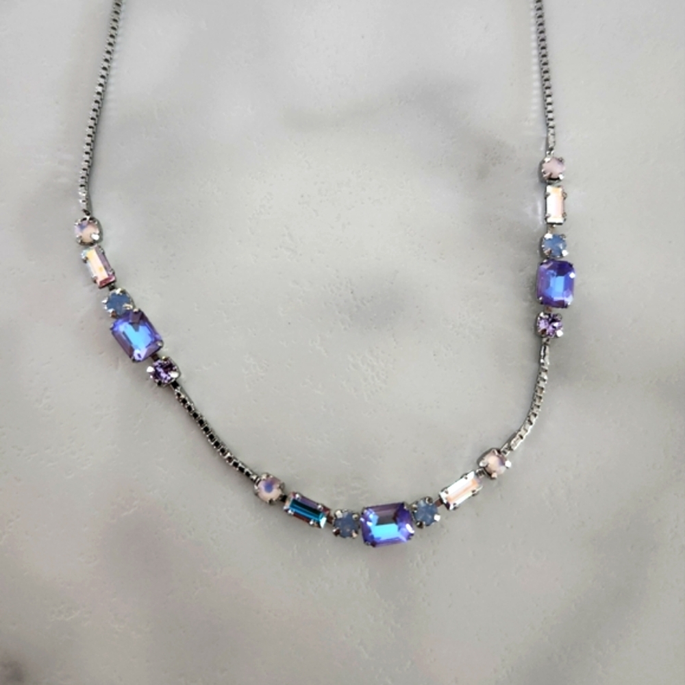 Sorrelli Classic Necklace Cotton Candy Clouds